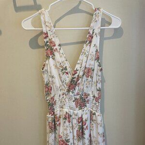 American Eagle Floral Romper XS